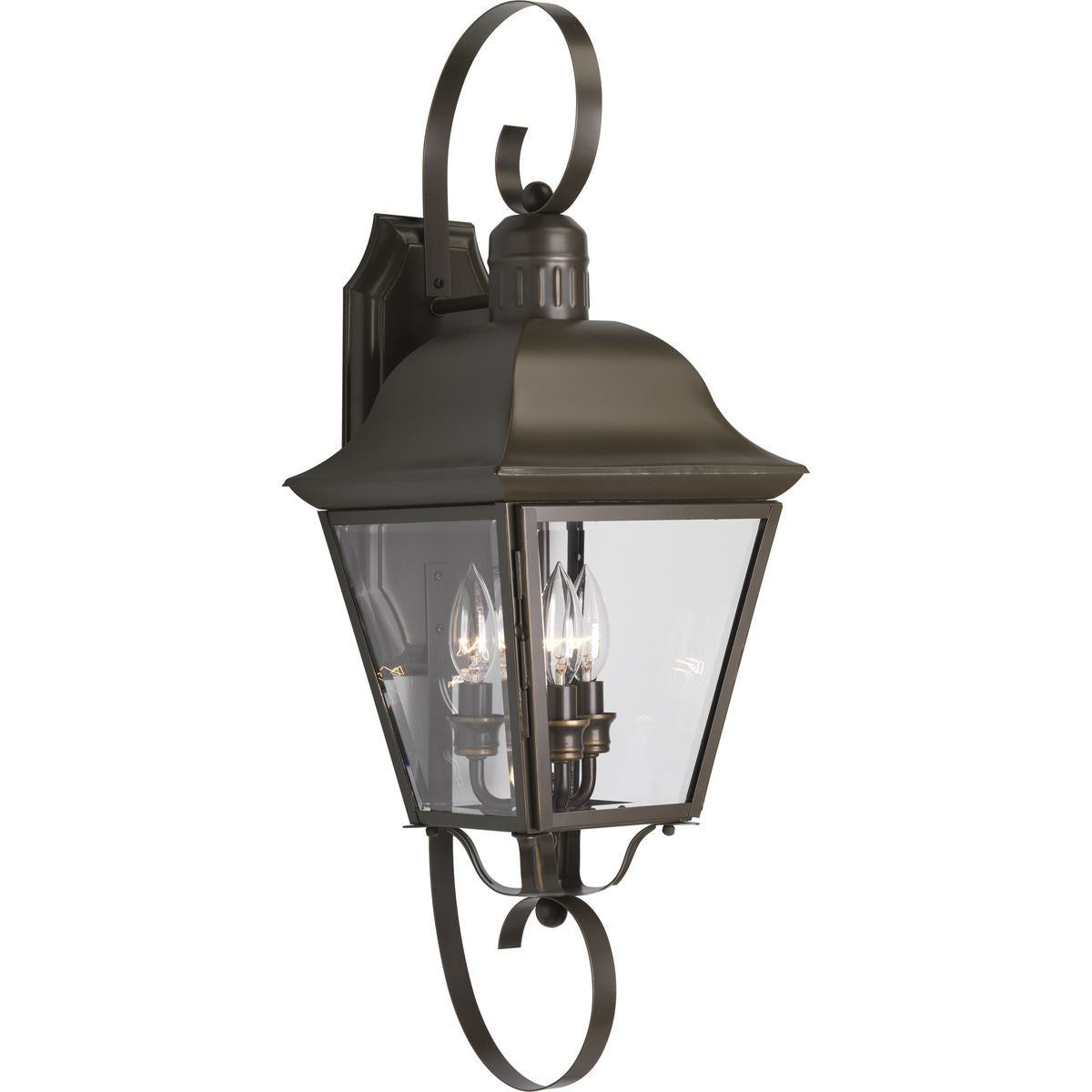 Progress Lighting Outdoor Light - Andover Collection Three-Light Large Wall Lantern - Model P5689-20