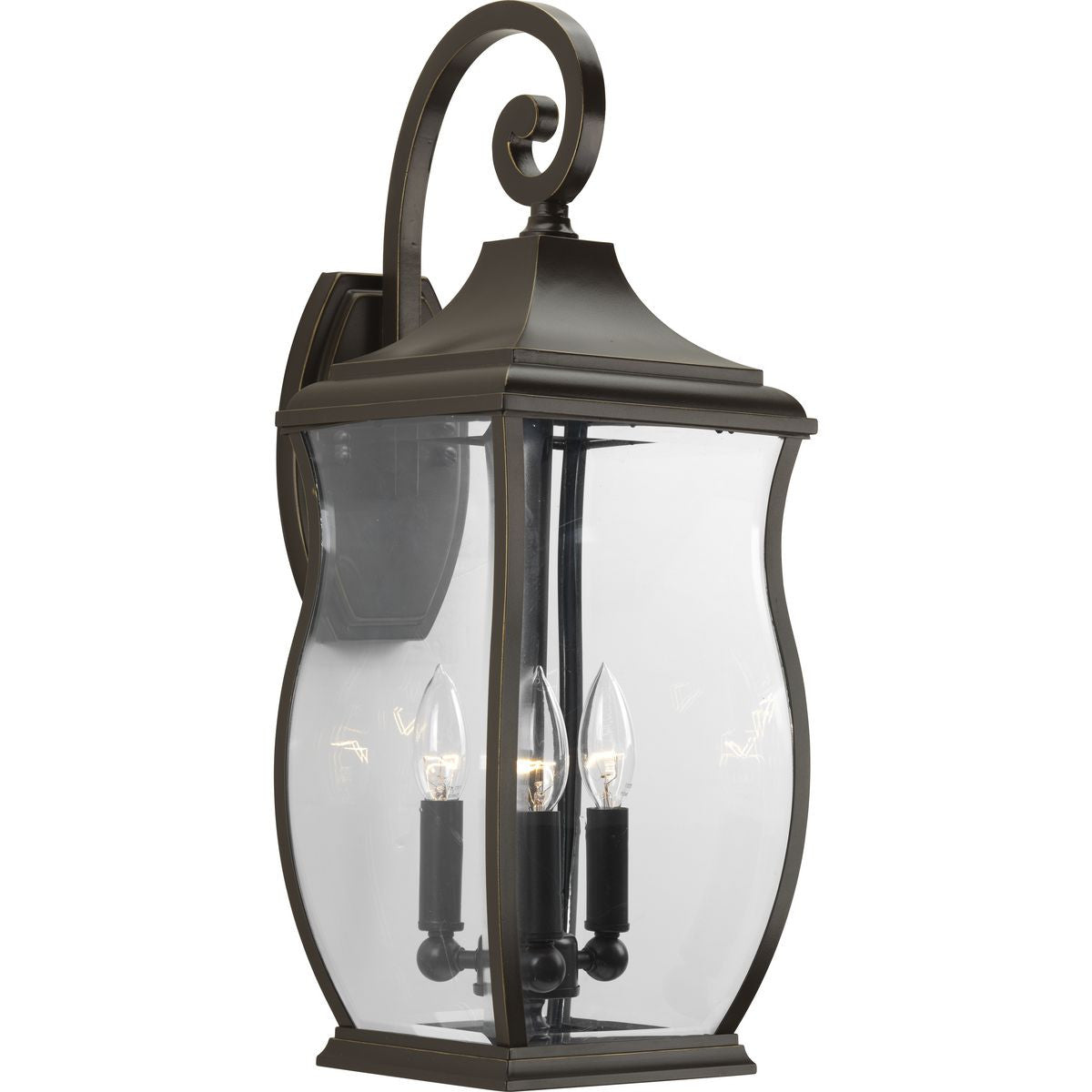 Progress Lighting Outdoor Light - Township Collection Three-Light Large Wall Lantern - Model P5699-108