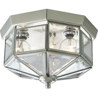 Three-Light Beveled Glass 9-3/4