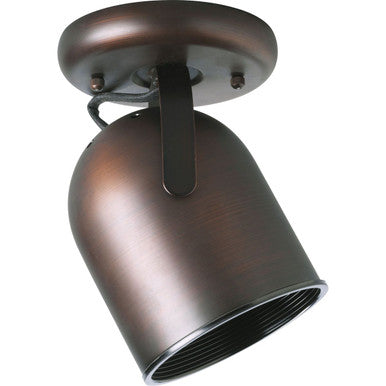 One-Light Multi Directional Roundback Wall/Ceiling Fixture - Damp Location Listed - Model P6144-174