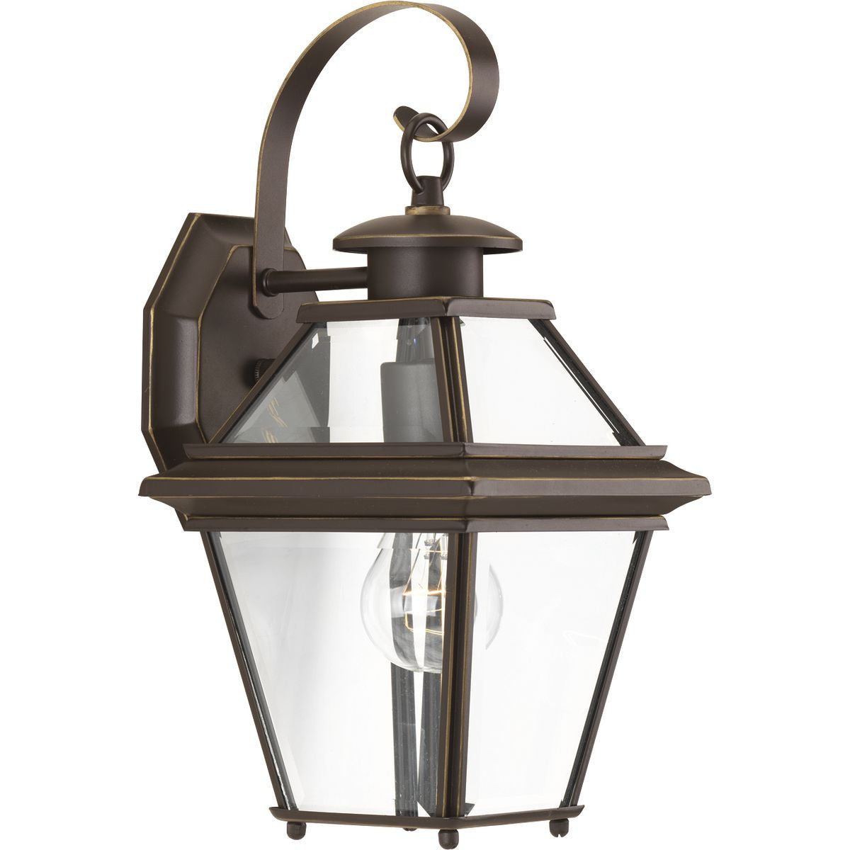 Progress Lighting Outdoor Light - Burlington Collection One-Light Small Wall Lantern - Model P6615-20