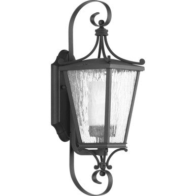 Cadence Collection Black One-Light Small Wall Lantern - Wet Location Listed