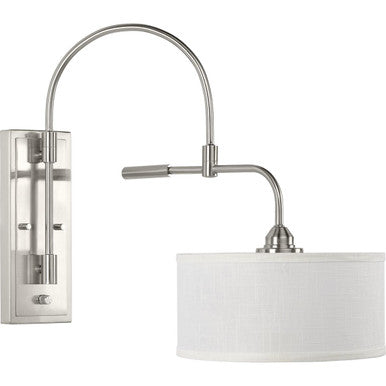 Kempsey Collection One-Light Swing Arm Wall Bracket - Damp Location Listed - Model P710045-020