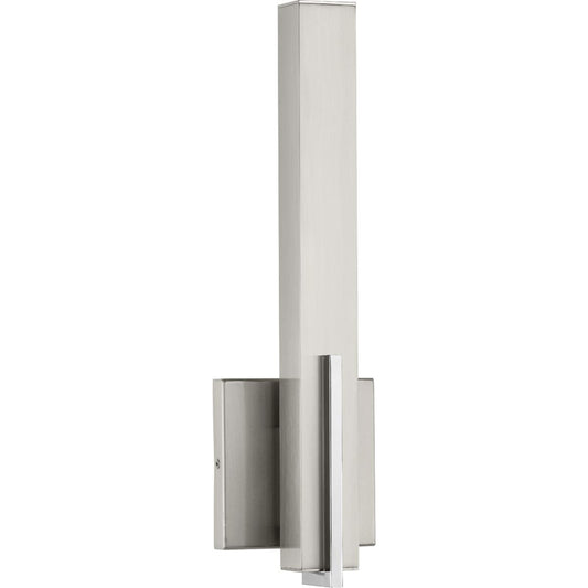 Progress Lighting Wall Sconce Light - Planck LED Collection One-Light LED Wall Sconce, Brushed Nickel Finish - Model P710051-009-30