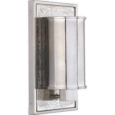Progress Lighting Latigo Bay Collection Brushed Nickel Wall Sconce - Damp Location Listed