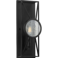 Cumberland Collection One-Light Black Wall Sconce - Damp Location Listed