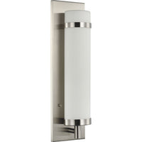Hartwick Collection Brushed Nickel One-Light Wall Sconce - Damp Location Listed - Model P710088-009