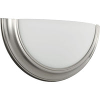 Eclipse LED Collection Brushed Nickel One-Light LED Wall Sconce - Damp Location Listed