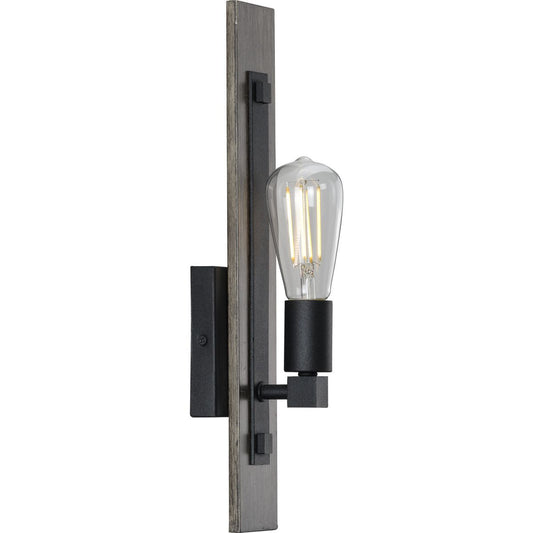 Progress Lighting Wall Bracket Light - Hemsworth Collection One-Light Aged Oak Wall Bracket - Model P710093-031