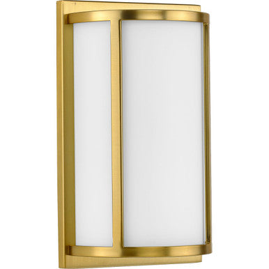 Parkhurst Collection Two-Light Brushed Bronze Etched Glass New Traditional Wall Sconce - Damp Location Listed