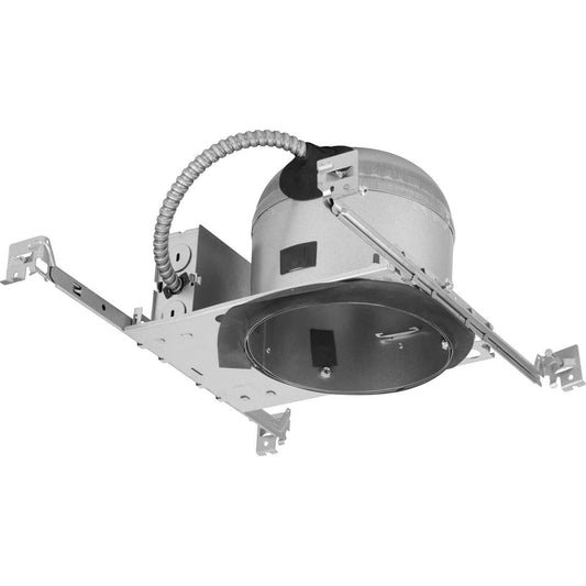 Progress Lighting Recessed Light - 6" Recessed Shallow New Construction Housing Air-Tight IC Housing - Model P806S-N-MD-ICAT