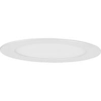 Everlume Collection 6 in. Satin White Low Profile Canless Recessed Downlight
