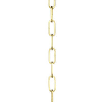 Accessory Chain - 10' of 9 Gauge Chain in Brushed Brass