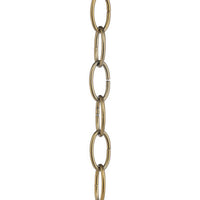 Accessory Chain - 48-inch of 9 Gauge Chain in Soft Gold