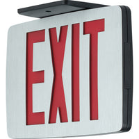 Thin Die-Cast LED Emergency Exit - Damp Location Listed - Model PEALE-SR-EM-16