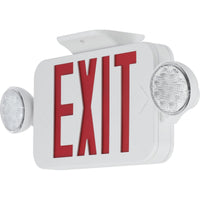 LED Combination Exit/Emergency Light - Damp Location Listed - Model PECUE-UR-30
