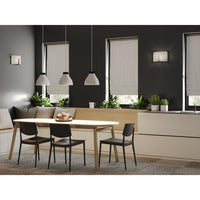 Radian LED Collection Modern Satin White Metal Pendant - Damp Location Listed - Model P500373-028-30