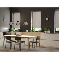 Radian LED Collection Modern Brushed Nickel Metal Pendant - Damp Location Listed - Model P500372-009-30