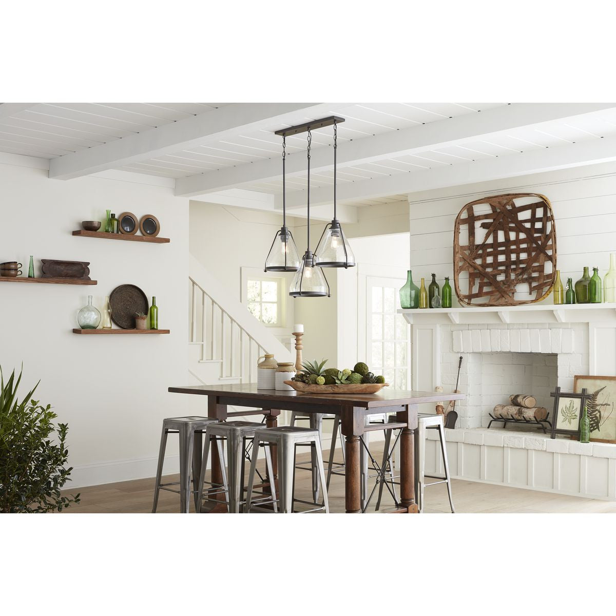Progress Lighting Range Collection One-Light Pendant - Dry Location Listed Application Shot Model P500135-143