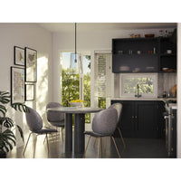 Clarion Collection One-Light Black Clear Glass Transitional Pendant - Dry Location Listed - Model P500242-031