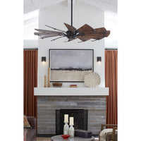 Rushton Collection One-Light Graphite Clear Glass Farmhouse Bath Vanity Light
