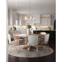Merry Collection Five-Light Brushed Nickel and Etched Glass Transitional Style Chandelier Light - Dry Location Listed