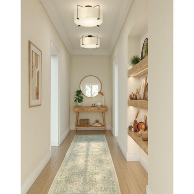 Kempsey Collection Three-Light Semi-Flush Convertible - Dry Location Listed