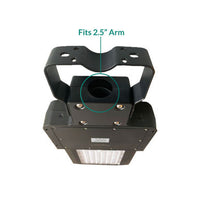 LED Solar Dusk to Dawn Light - 40 Watt - 6000 Lumens - 5000K Daylight - Wall or Post Mount - with Programmable Motion Sensor