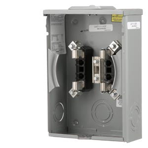 Siemens - UAT111-XGF LOW VOLTAGE RESIDENTIAL METER SOCKET UAT1 135A 4 JAW RINGLESS 1 POSITION NO BYPASS OVERHEAD AND UNDERGROUND SERVICE STAINLESS STEEL LATCH AND HASP