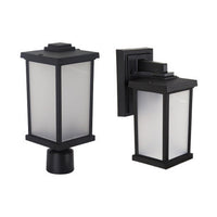 LED Outdoor Napoli Lights - Residential Exterior Light Fixtures - Choose From Wall or Post Mount - Available With Integrated LED or E26 Socket - Color Temperature and Finish Options Available