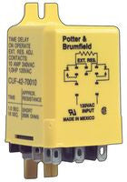 Time Delay Relay 120VAC 10A DPDT(38.89x35.71x73.66)mm Bracket - CUF-42-70010