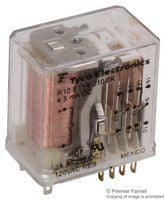 Power Relay 140VDC 10KOhm 3A 4PDT(29.59x18.67x30.15)mm Plug-In General Purpose Relay - R10-E1Y4-J10.0K