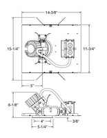Prescolite LF4LEDG4-120-4LFLED5G4-35K 4in. LED Commercial Downlight, 1100 LM, 80 CRI, 35K, 0-10V Clear Alzak Reflector