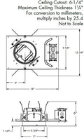 Prescolite LF6SLEM-6LFSL20L40K8WT LED Recessed Lighting With Emergency Battery