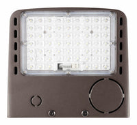 45 Watt LED Cut Off Wallpack - 6400 Lumens - 5000K Daylight - 120-277V - Bronze Finish