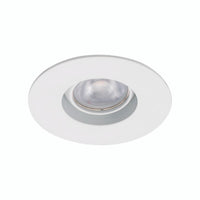 Ocularc 1.0 LED Round Adjustable Narrow 3000K Trim with Light Engine and New Construction or Remodel Housing in White