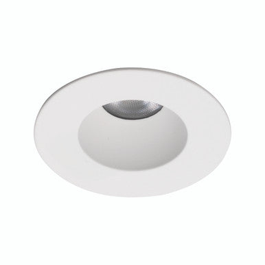 Ocularc 1.0 LED Round Narrow 3000K Trim with Light Engine and New Construction or Remodel Housing in Brushed Nickel - R1BRD-08-N930-WT