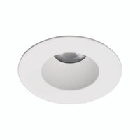 Ocularc 1.0 LED Round Flood 2700K Trim with Light Engine and New Construction or Remodel Housing in White