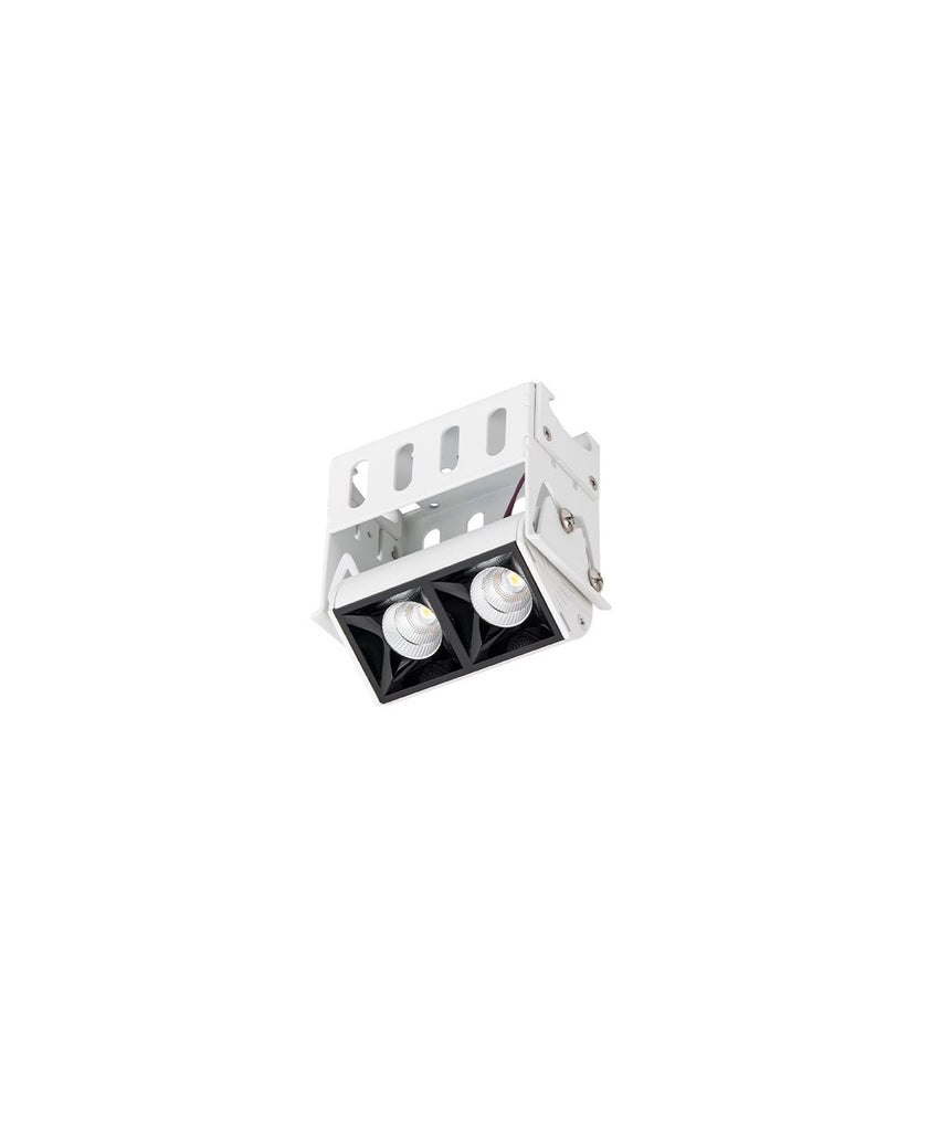 Multi Stealth Adjustable Trimless 2 Cell Spot Beam 2700K 90CRI in Black