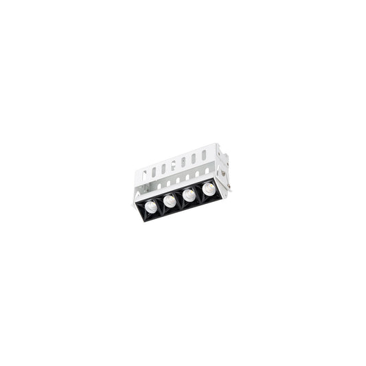 Multi Stealth Adjustable Trimless 4 Cell Flood Beam 2700K 90CRI in Black