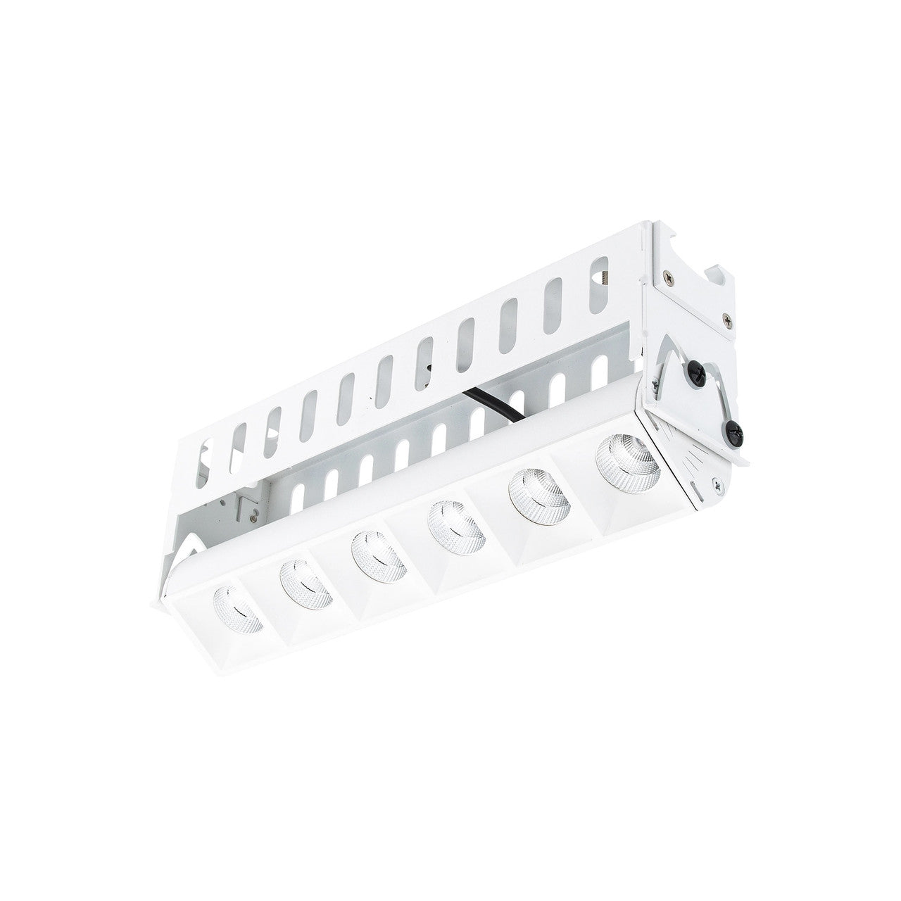 Multi Stealth Adjustable Trimless 6 Cell Narrow Flood Beam 4000K 90CRI in White