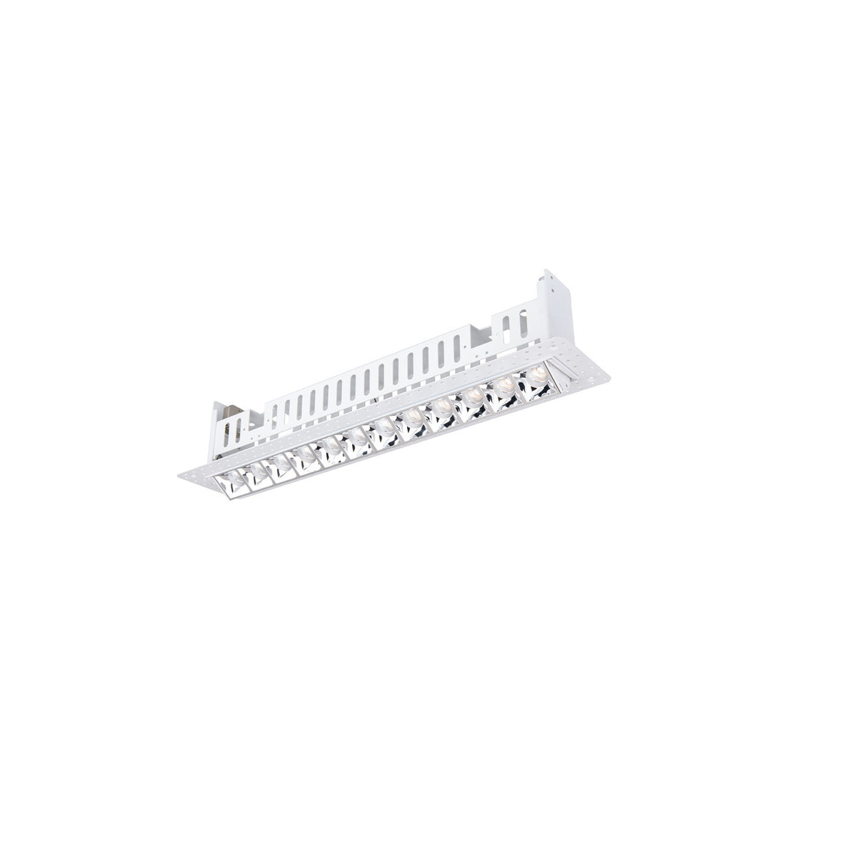Multi Stealth Adjustable Trimless 12 Cell Flood Beam 2700K 90CRI in Chrome