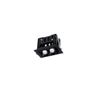 Multi Stealth Adjustable Trim 2 Cell Flood Beam 4000K 90CRI in Black/Black