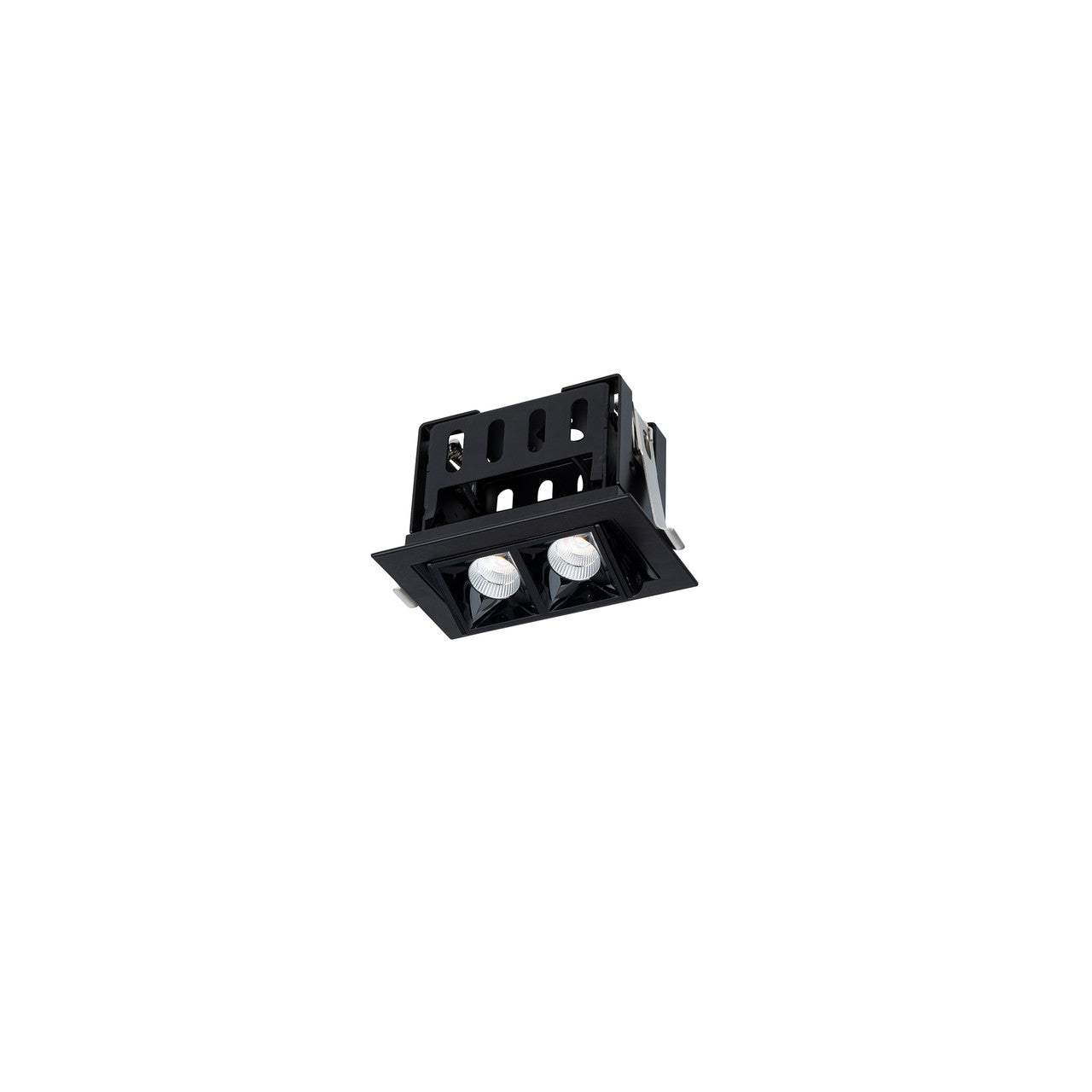 Multi Stealth Adjustable Trim 2 Cell Spot Beam 4000K 90CRI in Black/Black