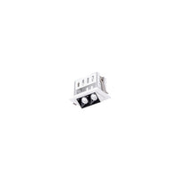 Multi Stealth Adjustable Trim 2 Cell Spot Beam 4000K 90CRI in Black/White