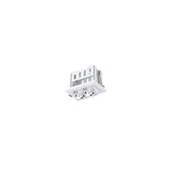 Multi Stealth Adjustable Trim 2 Cell Narrow Flood Beam 3500K 90CRI in Chrome/White