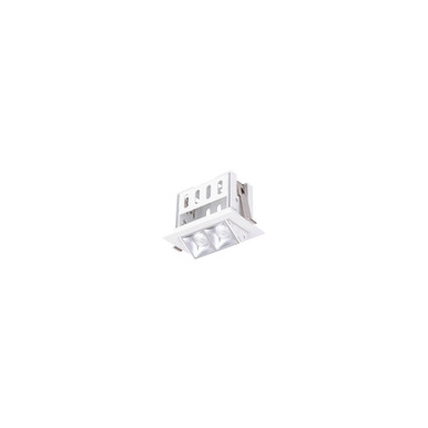Multi Stealth Adjustable Trim 2 Cell Flood Beam 3500K 90CRI in Haze/White