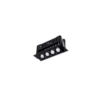 Multi Stealth Adjustable Trim 4 Cell Spot Beam 4000K 90CRI in Black/Black