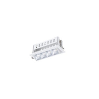 Multi Stealth Adjustable Trim 4 Cell Narrow Flood Beam 4000K 90CRI in Haze/White
