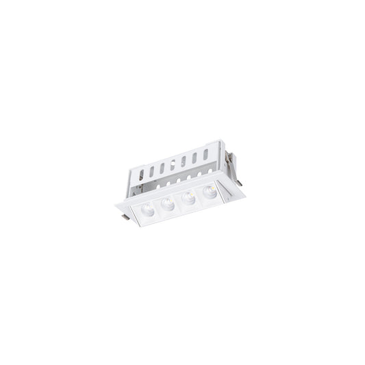 Multi Stealth Adjustable Trim 4 Cell Spot Beam 2700K 90CRI in White/White